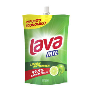 Lava Mil Lavaloza Liquido Limon Doypack X 750Ml