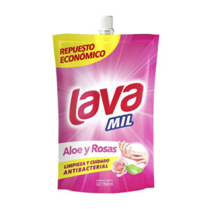 Lava Mil Lavaloza Liquido Aloe Rosas Doypack X 750Ml